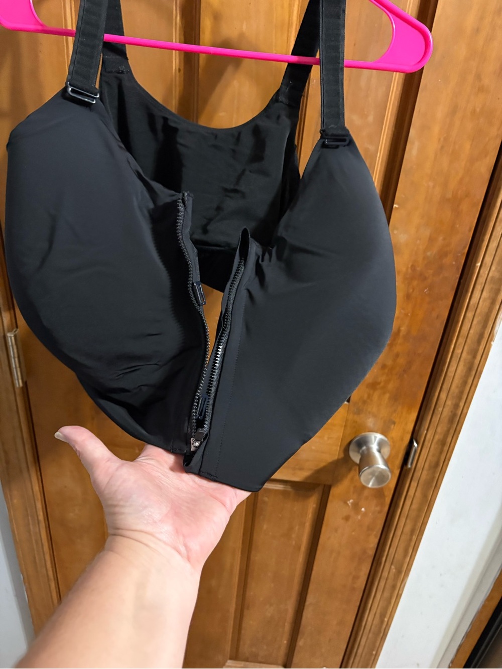 torrid Black Front-Zip Seamless Bralette